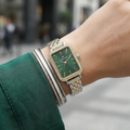 Daniel Klein Premium Silver and Gold Stainless Steel Watch for Women DK.1.14105-3