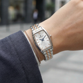 Daniel Klein Premium Silver and Rose Gold Stainless Steel Watch for Women DK.1.14107-6