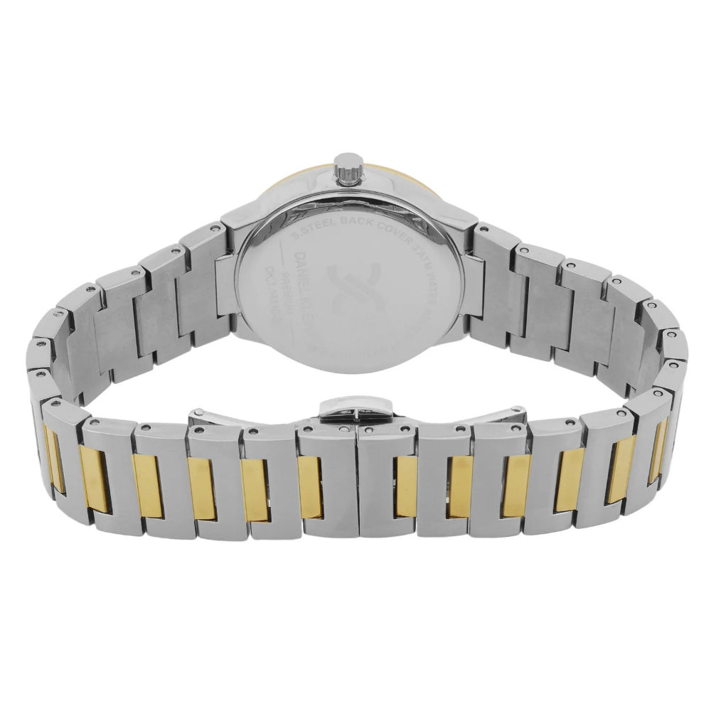 Daniel Klein Premium Silver and Gold Stainless Steel Watch for Women DK.1.14110-3