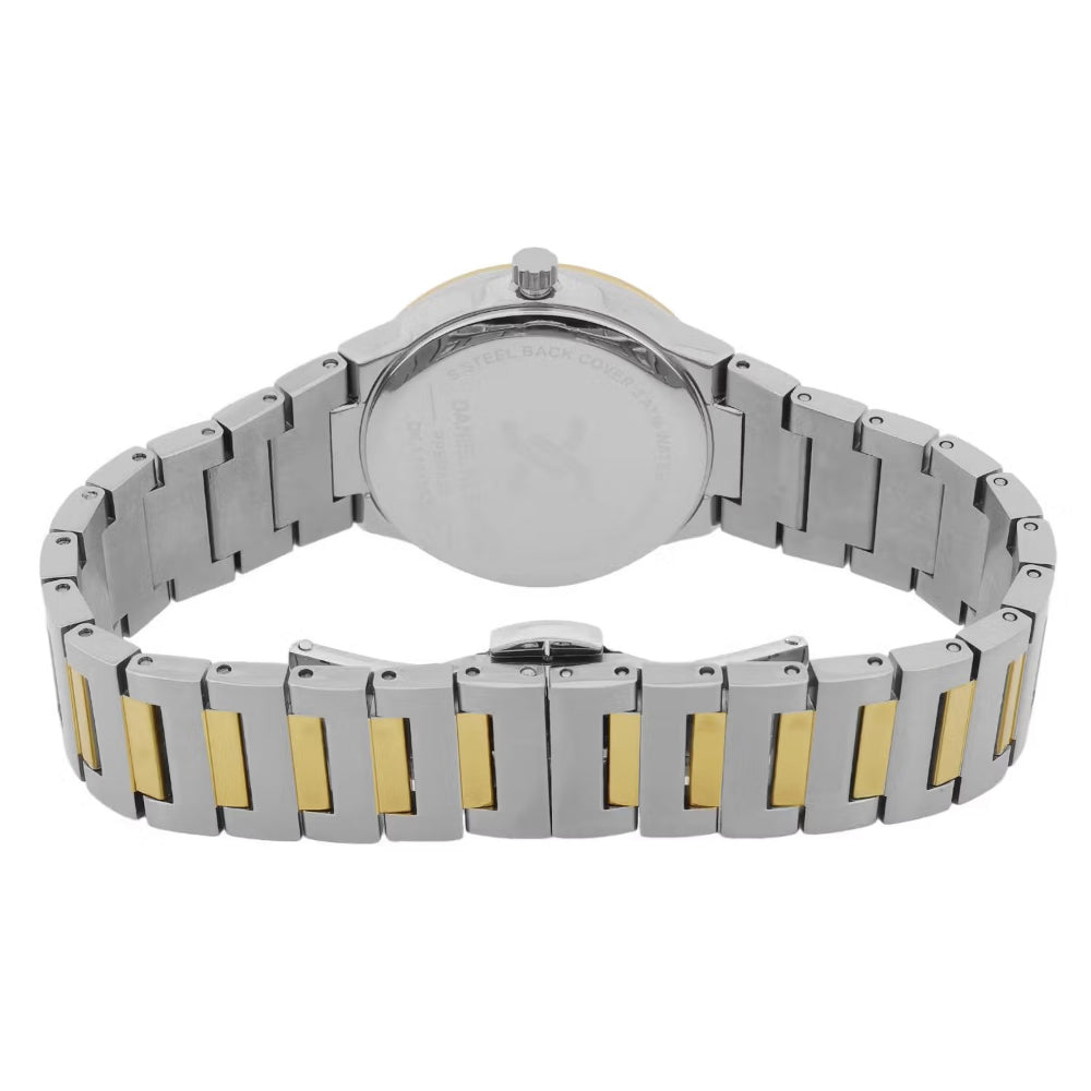 Daniel Klein Premium Silver and Gold Stainless Steel Watch for Women DK.1.14110-4
