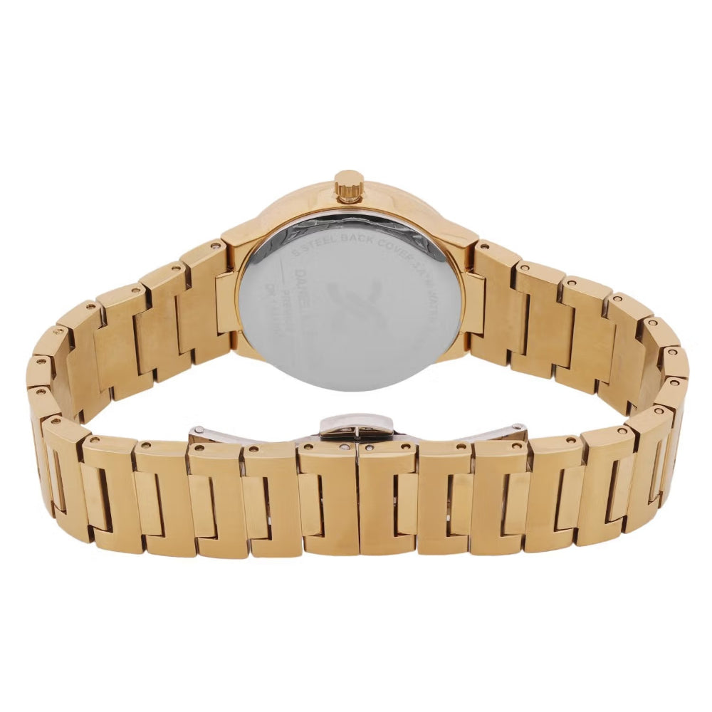 Daniel Klein Premium Silver and Rose Gold Stainless Steel Watch for Women DK.1.14110-5