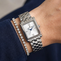 Daniel Klein Premium Silver Stainless Steel Watch for Women DK.1.14111-1