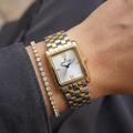 Daniel Klein Premium Silver and Gold Stainless Steel Watch for Women DK.1.14111-3