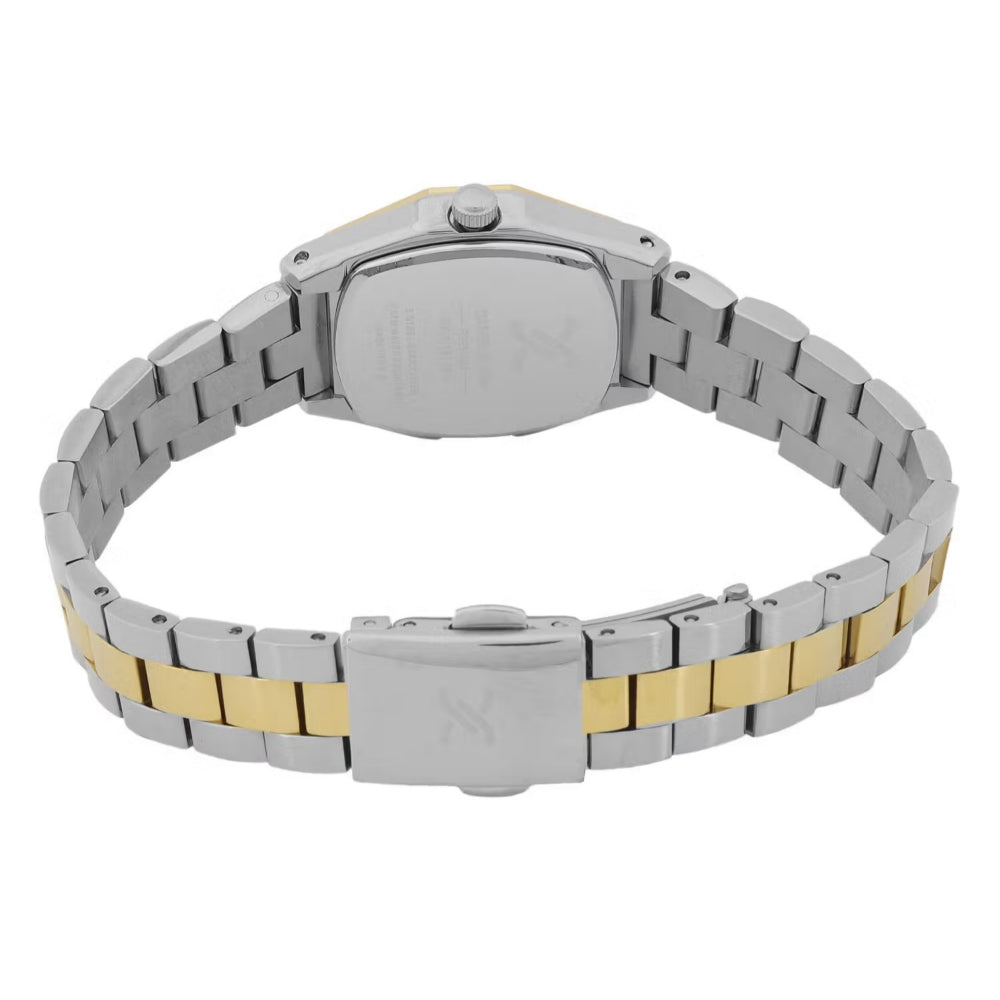 Daniel Klein Premium Silver and Gold Stainless Steel Watch for Women DK.1.14113-4