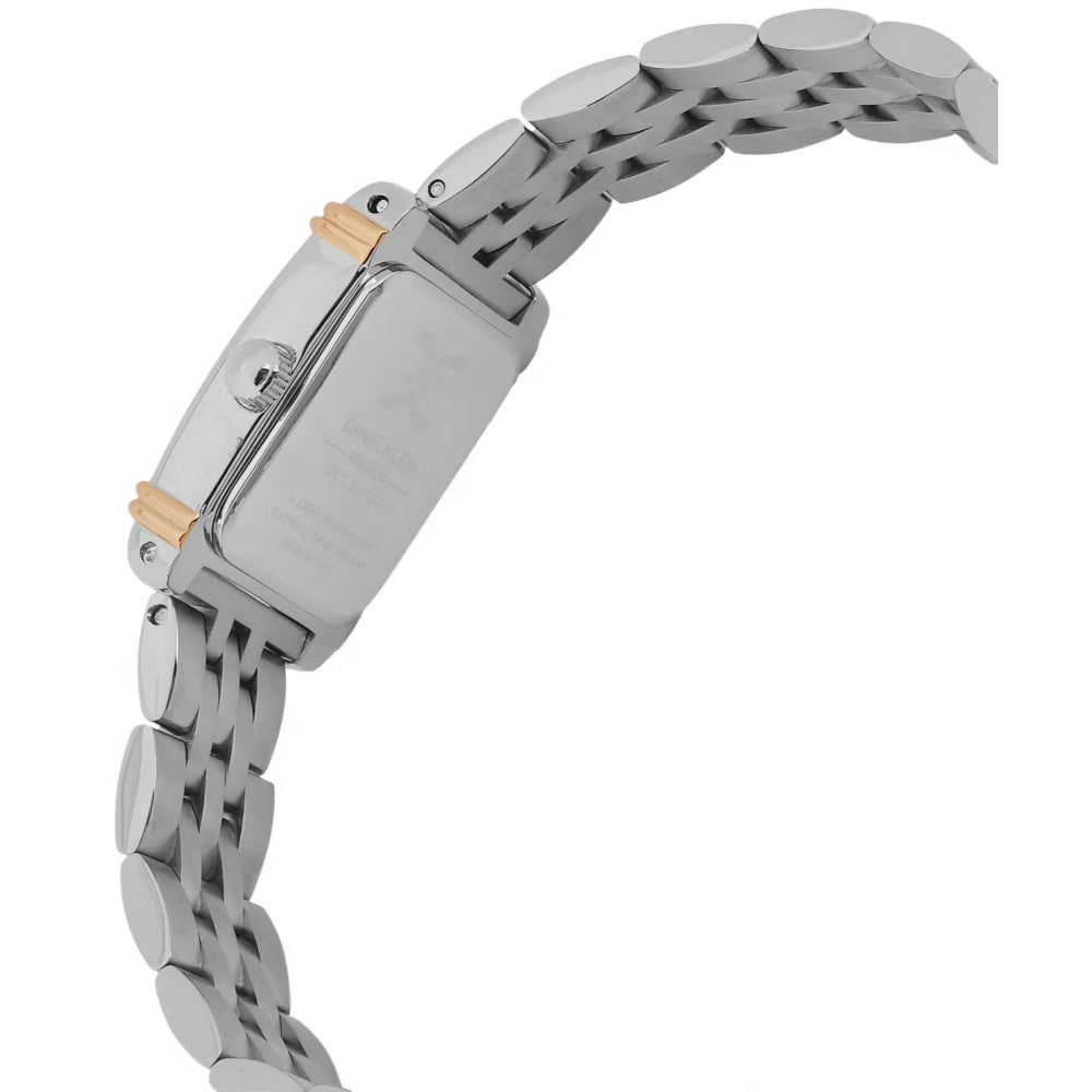 Daniel Klein Premium Silver and Rose Gold Stainless Steel Watch for Women DK.1.14115-6