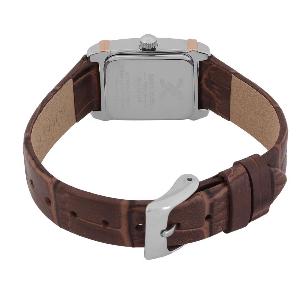 Daniel Klein Premium Dark Brown Leather Watch for Women DK.1.14116-6