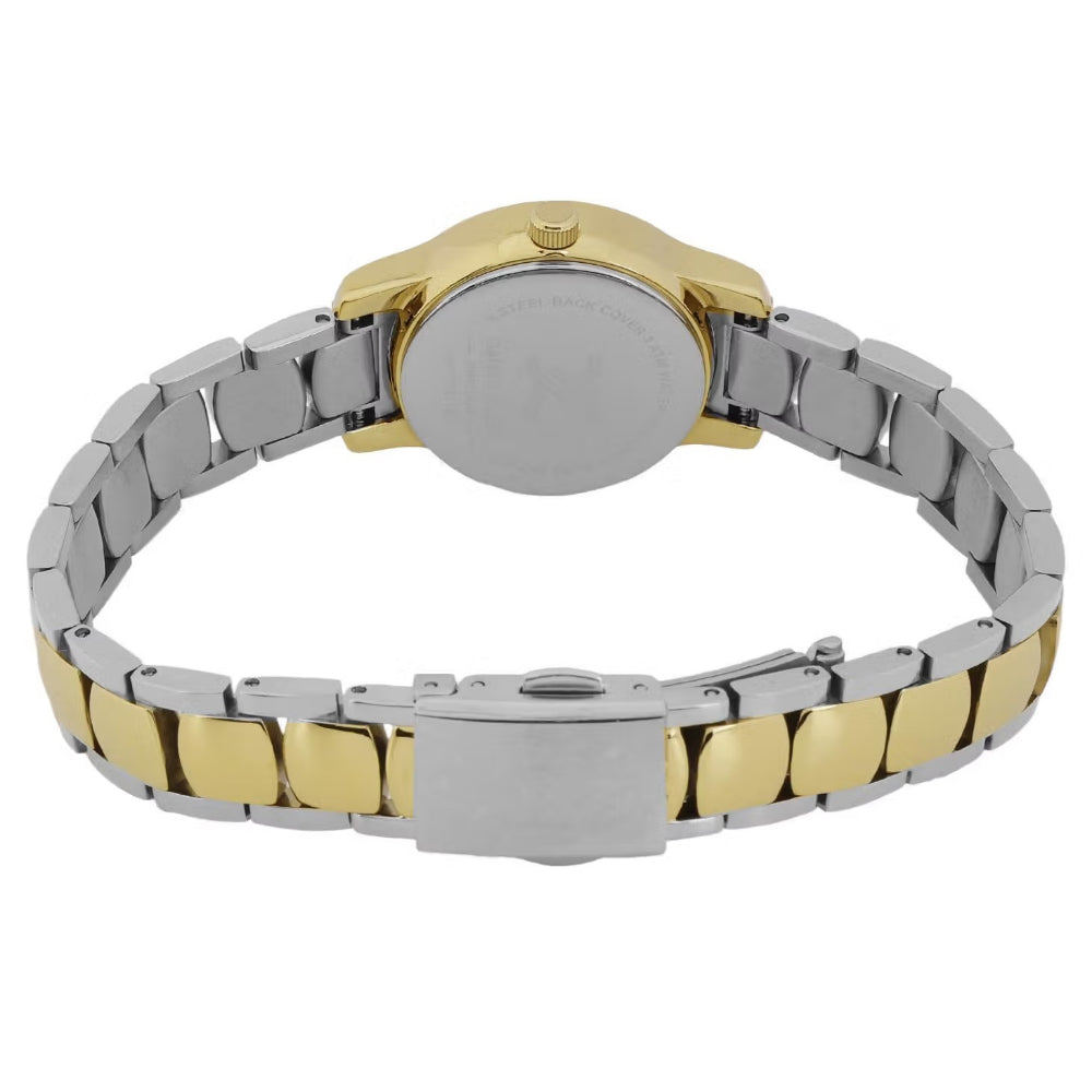 Daniel Klein Premium Silver and Gold Stainless Steel Watch for Women DK.1.14118-4