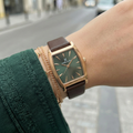 Daniel Klein Premium Dark Brown Leather Watch for Women DK.1.14120-6