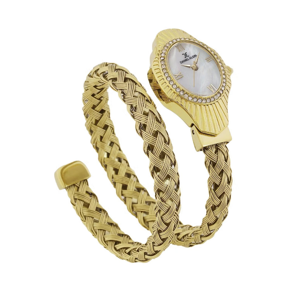 Daniel Klein Premium Gold Stainless Steel Watch for Women DK.1.14121-3