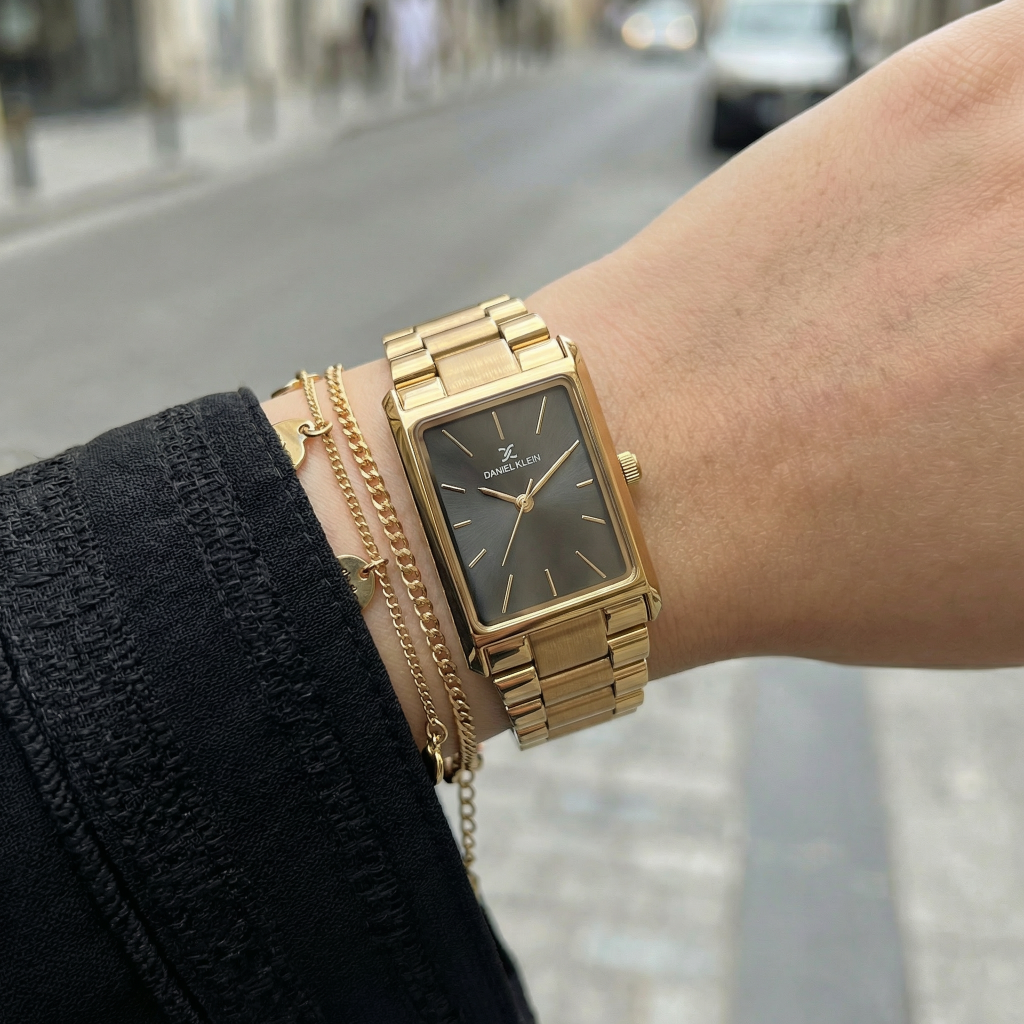 Daniel Klein Premium Rose Gold Stainless Steel Watch for Women DK.1.14123-6
