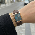 Daniel Klein Premium Dark Brown Leather Watch for Women DK.1.14124-5