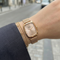 Daniel Klein Premium Rose Gold Mesh Band Watch for Women DK.1.14125-6