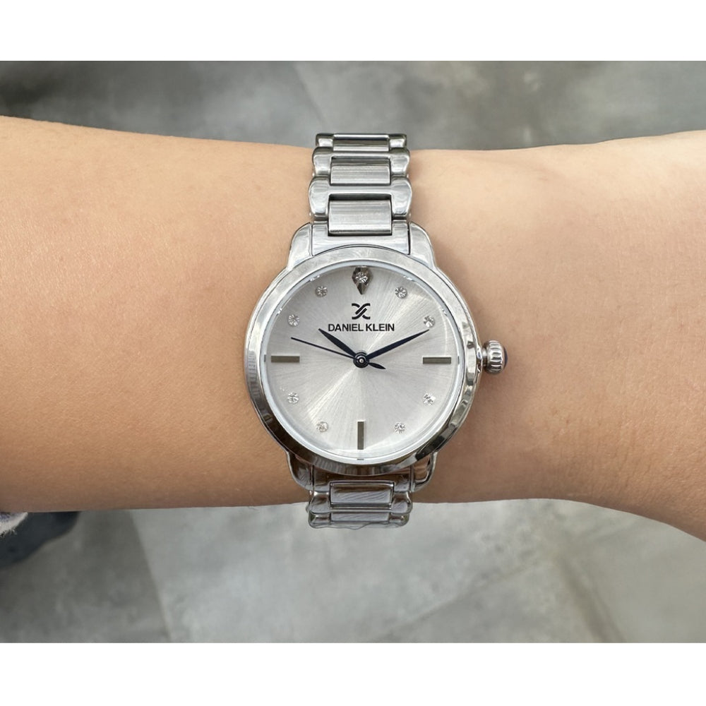 Daniel Klein Stainless Steel Silver Watch for Women DK.1.14126-1