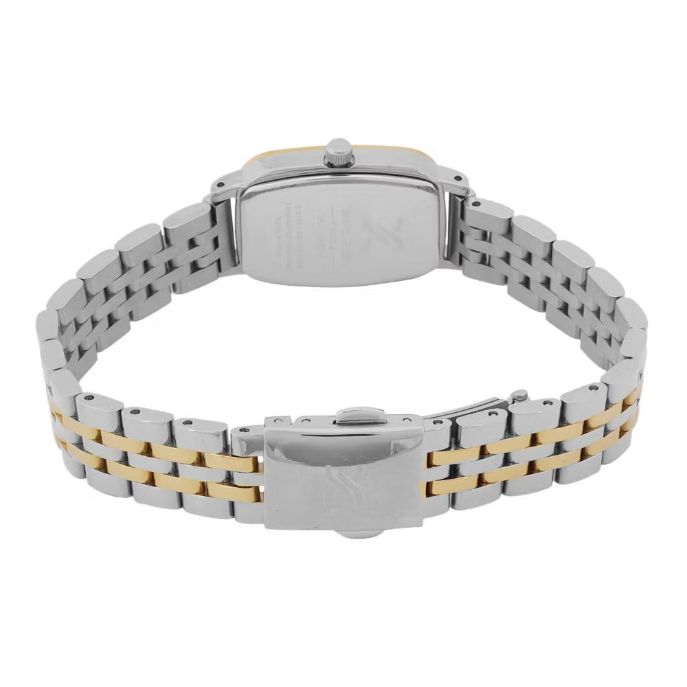 Daniel Klein Premium Silver and Gold Stainless Steel Watch for Women DK.1.14127-4
