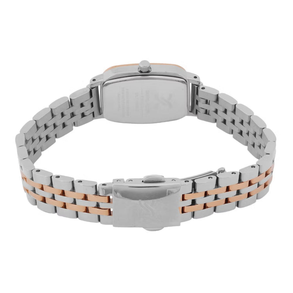 Daniel Klein Stainless Steel Silver and Rose Gold Watch for Women DK.1.14127-6