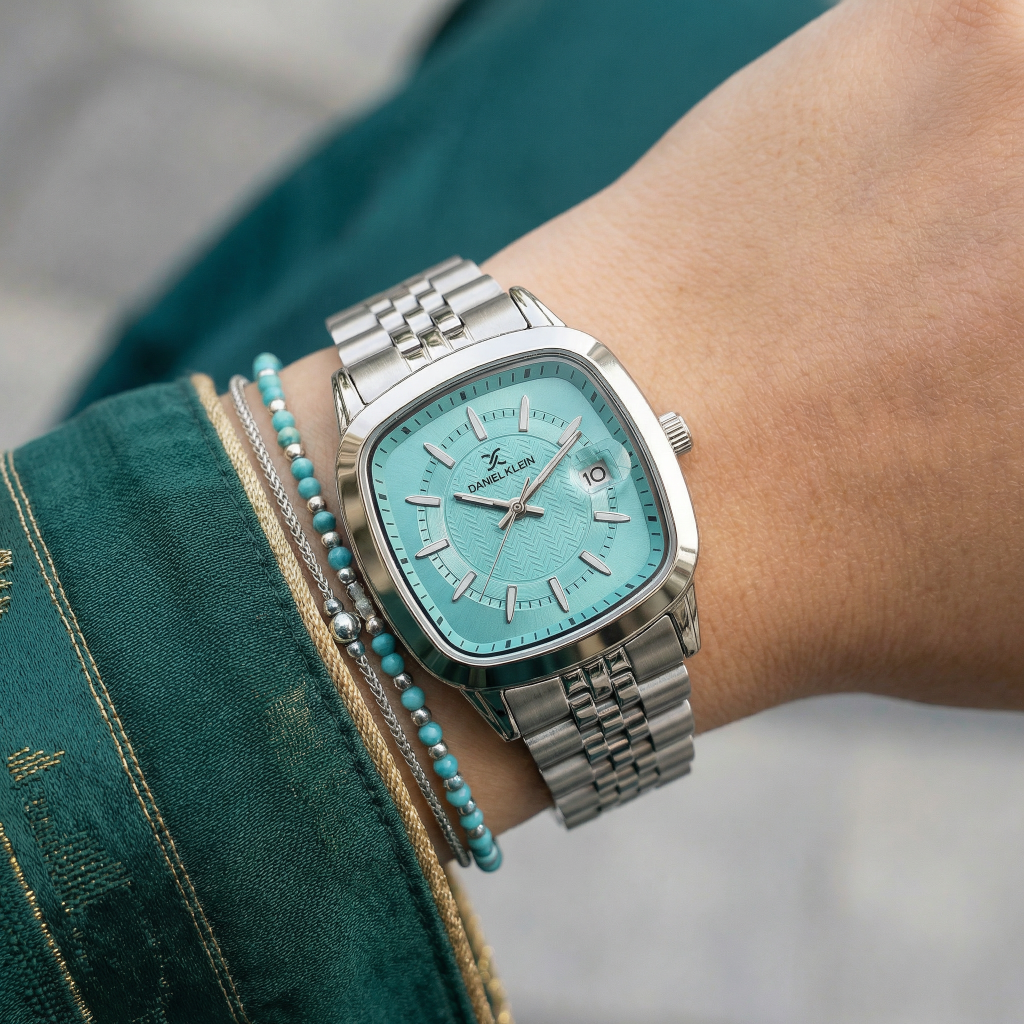 Daniel Klein Premium Silver Stainless Steel Watch for Women DK.1.14129-2