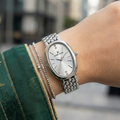 Daniel Klein Premium Silver Stainless Steel Watch for Women DK.1.14130-1
