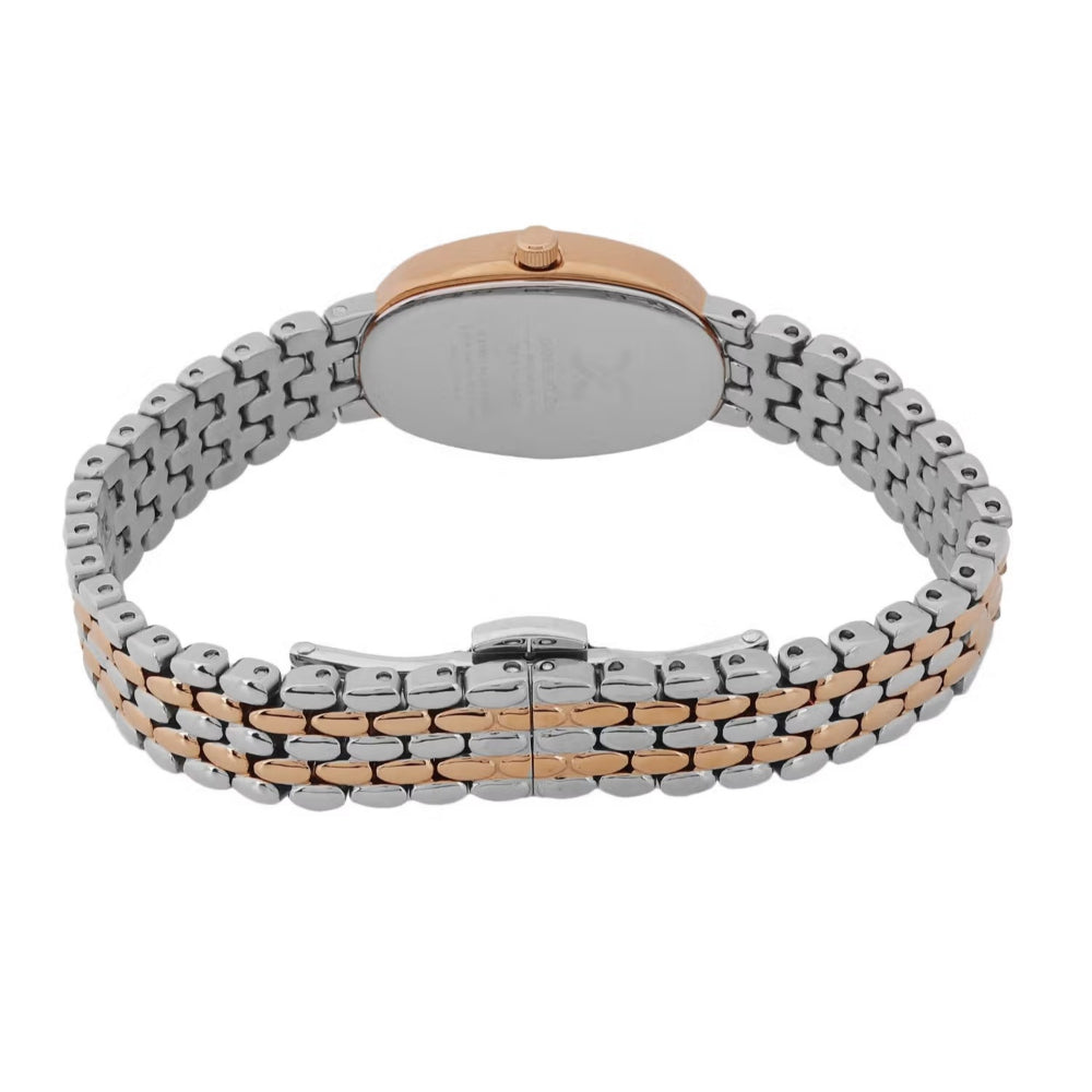 Daniel Klein Stainless Steel Silver and Rose Gold Watch for Women DK.1.14130-6