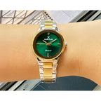 Daniel Klein Diamond Silver and Gold Stainless Steel Watch for Women DK.1.14136-4