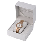 Daniel Klein Diamond Rose Gold Stainless Steel Watch for Women DK.1.14136-5