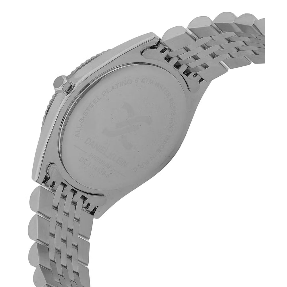 Daniel Klein Premium Silver Stainless Steel Watch for Men DK.1.14139-2