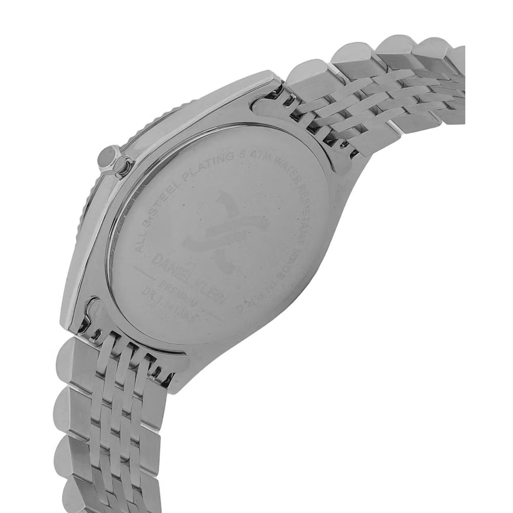 Daniel Klein Premium Silver Stainless Steel Watch for Men DK.1.14139-3