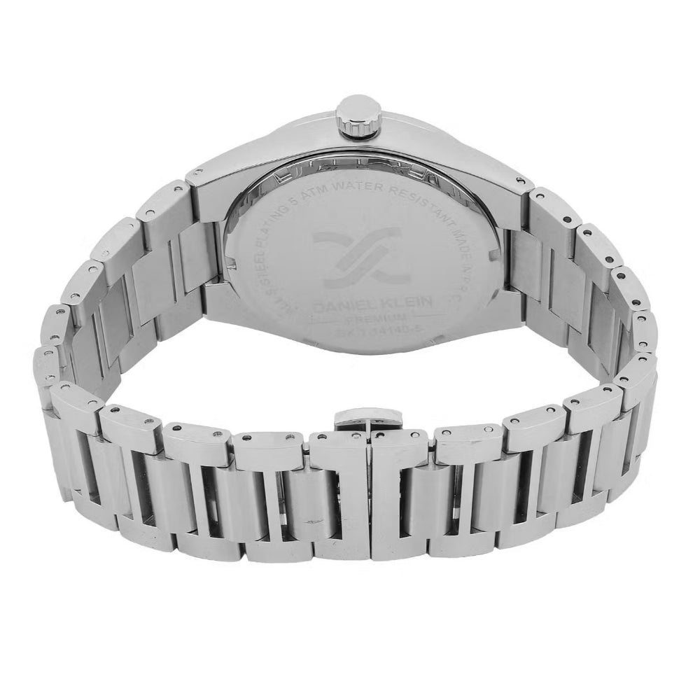 Daniel Klein Premium Silver Stainless Steel Watch for Men DK.1.14140-5