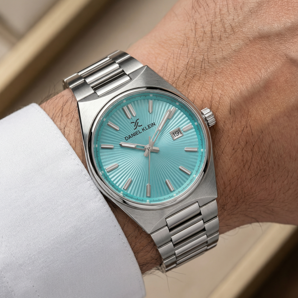 Daniel Klein Premium Silver Stainless Steel Watch for Men DK.1.14140-5