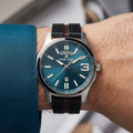 Daniel Klein Premium Black Leather Watch for Men DK.1.14141-4