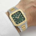 Daniel Klein Premium Silver and Gold Stainless Steel Watch for Men DK.1.14142-5