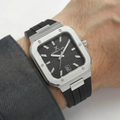 Daniel Klein Premium Black Silicone Band Watch for Men DK.1.14143-2