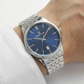 Daniel Klein Premium Silver Stainless Steel Watch for Men DK.1.14144-3