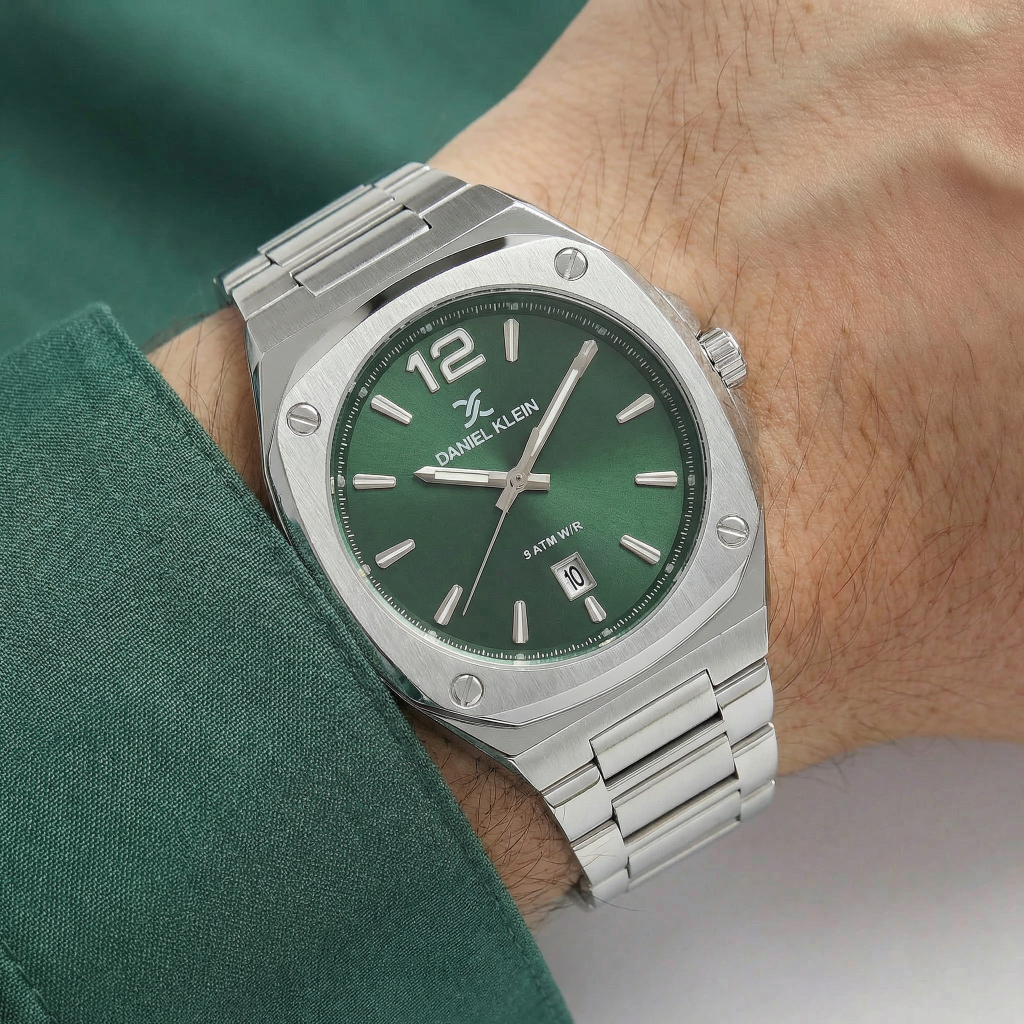 Daniel Klein Premium Silver Stainless Steel Watch for Men DK.1.14147-3