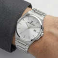 Daniel Klein Premium Silver Stainless Steel Watch for Men DK.1.14148-1