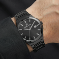 Daniel Klein Premium Black Stainless Steel Watch for Men DK.1.14148-6