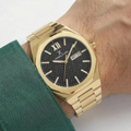Daniel Klein Premium Gold Stainless Steel Watch for Men DK.1.14149-5