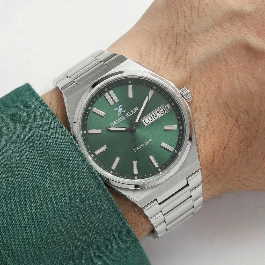 Daniel Klein Premium Silver Stainless Steel Watch for Men DK.1.14150-5