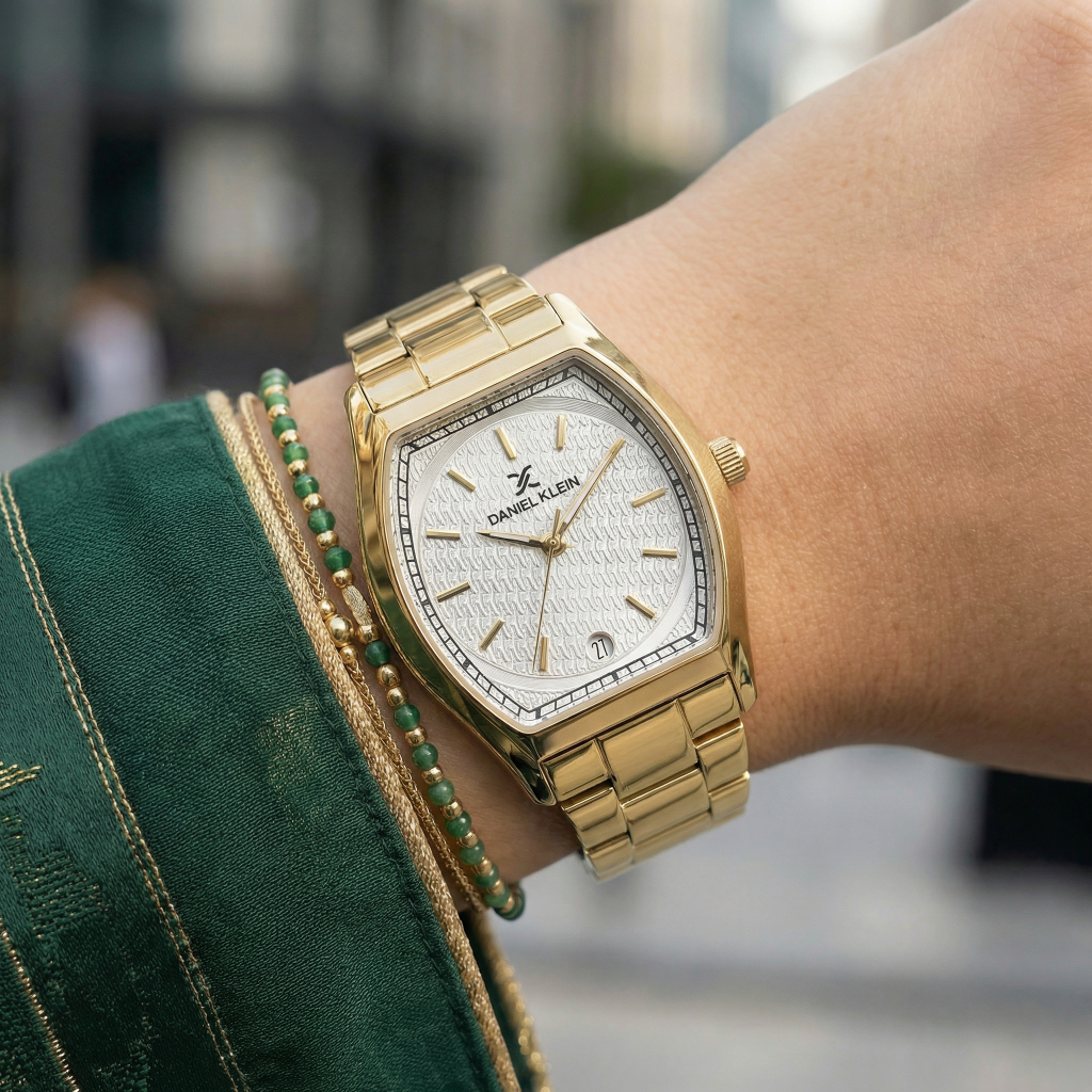 Daniel Klein Premium Gold Stainless Steel Watch for Women DK.1.14151-2