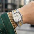 Daniel Klein Premium Silver and Gold Stainless Steel Watch for Women DK.1.14151-3
