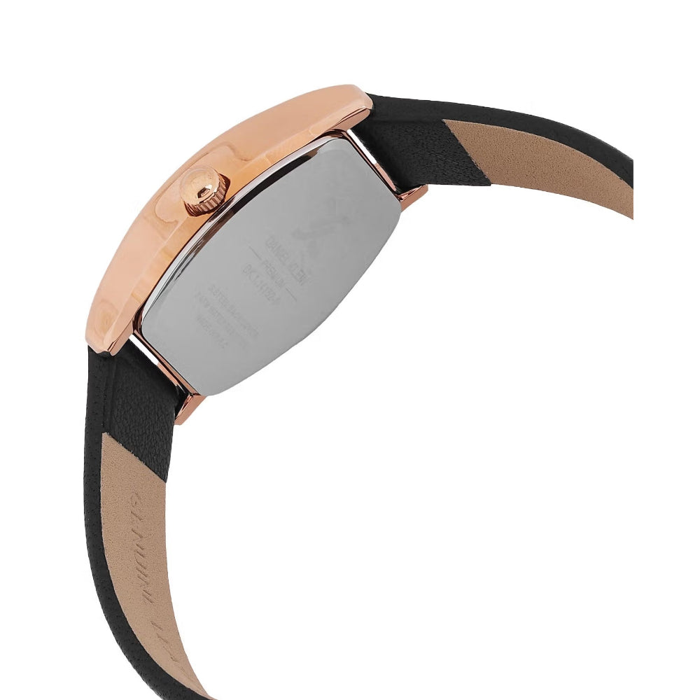 Daniel Klein Premium Black Leather Watch for Women DK.1.14152-6