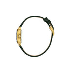Daniel Klein Premium Dark Green Leather Watch for Women DK.1.14154-4