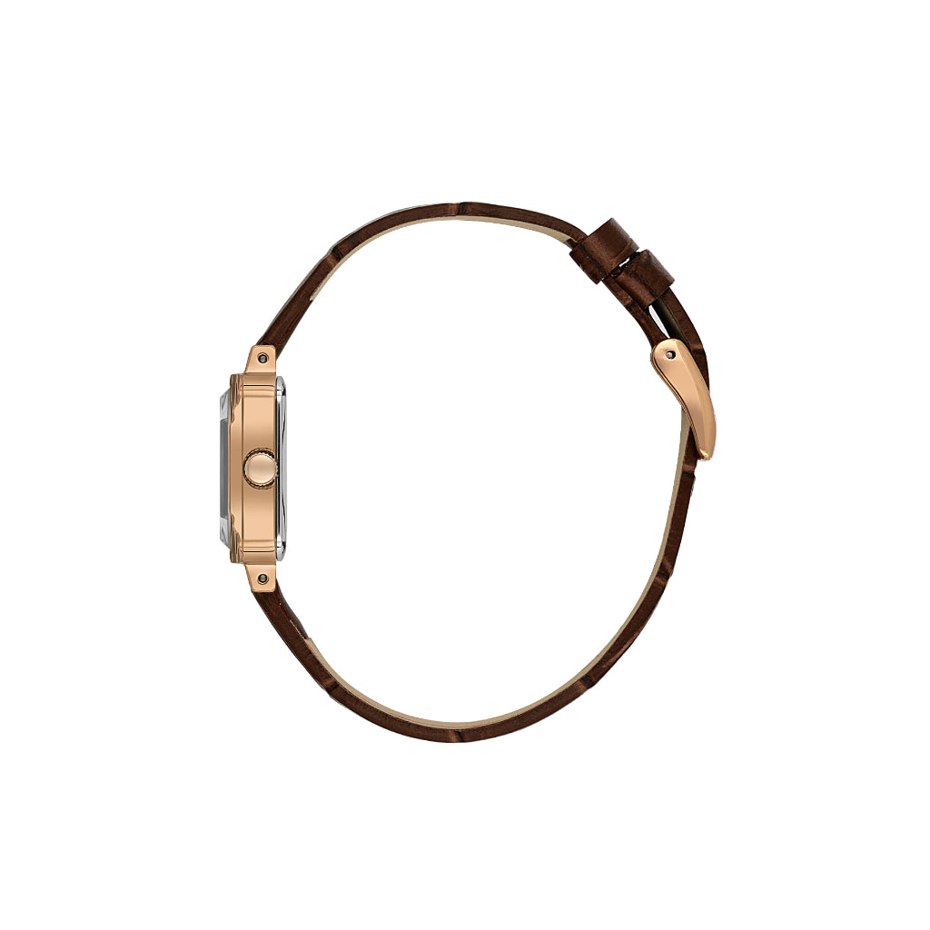 Daniel Klein Premium Dark Brown Leather Watch for Women DK.1.14154-5
