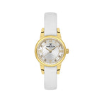 Daniel Klein Premium White Leather Watch for Women DK.1.14156-4