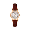 Daniel Klein Premium Dark Red Leather Watch for Women DK.1.14156-6