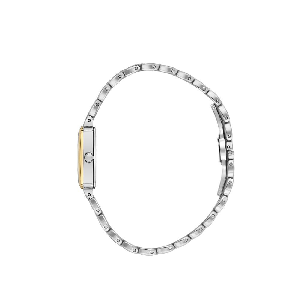 Daniel Klein Premium Silver and Gold Stainless Steel Watch for Women DK.1.14158-4