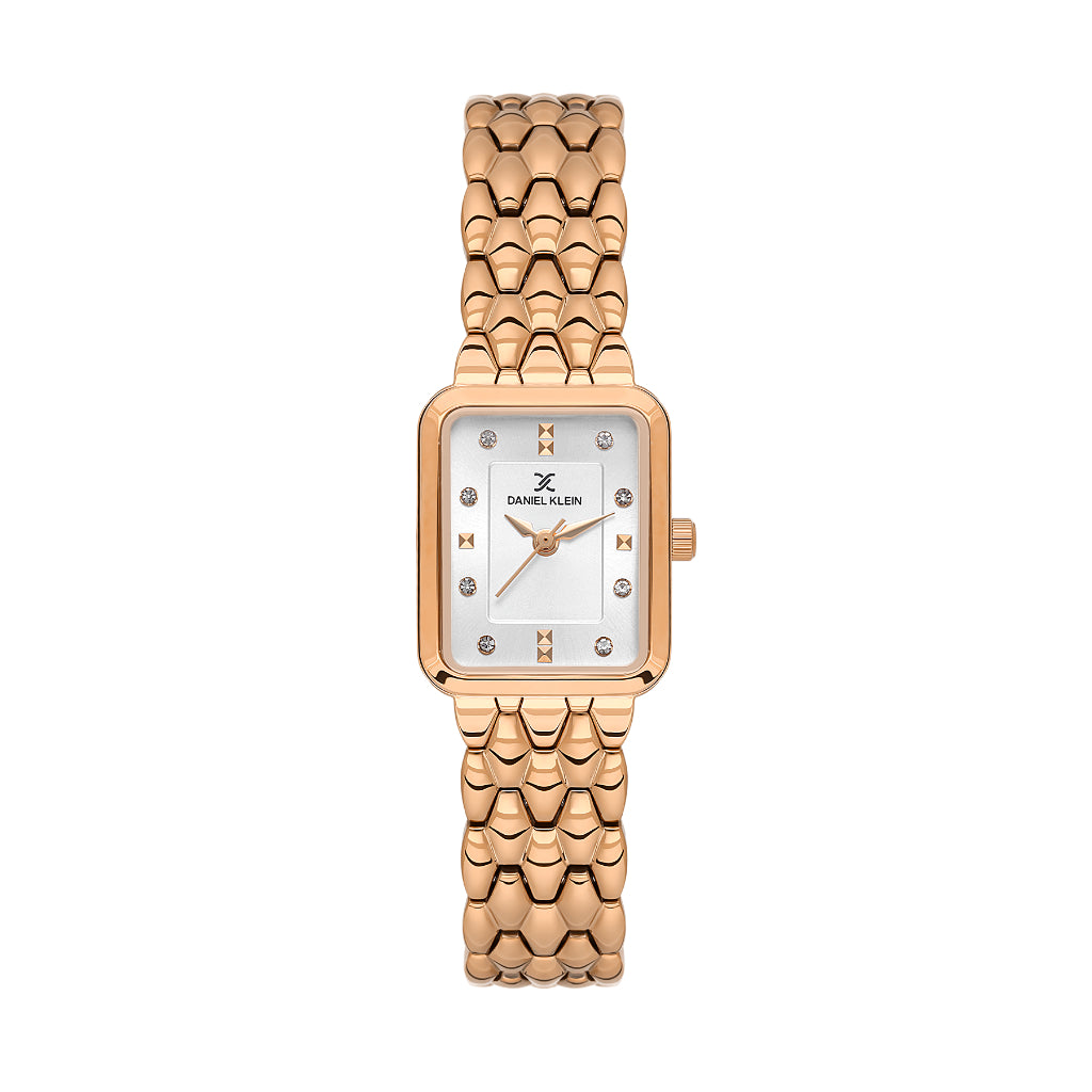 Daniel Klein Premium Rose Gold Stainless Steel Watch for Women DK.1.14158-5