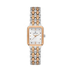 Daniel Klein Premium Silver and Rose Gold Stainless Steel Watch for Women DK.1.14158-6