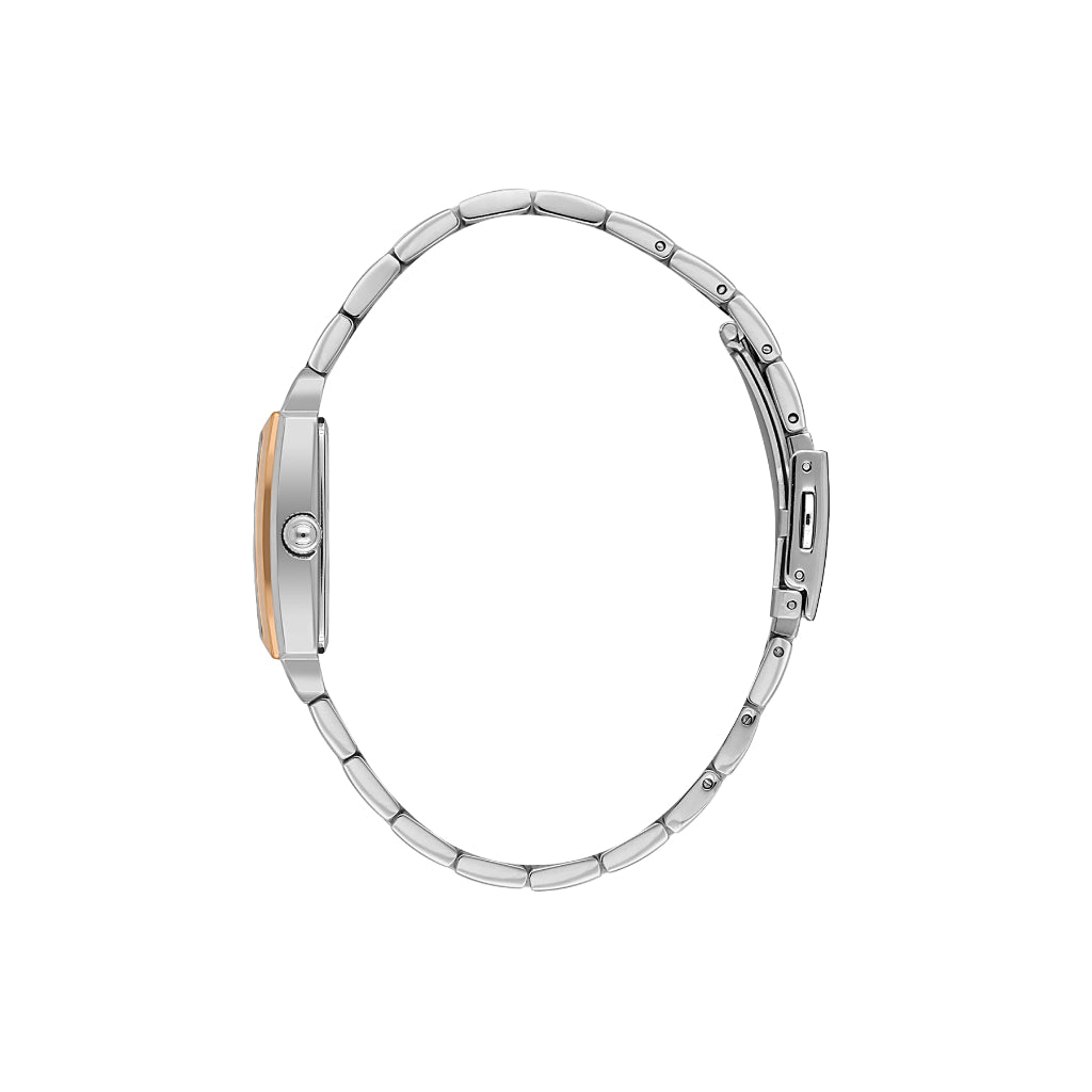 Daniel Klein Premium Silver and Rose Gold Stainless Steel Watch for Women DK.1.14159-6