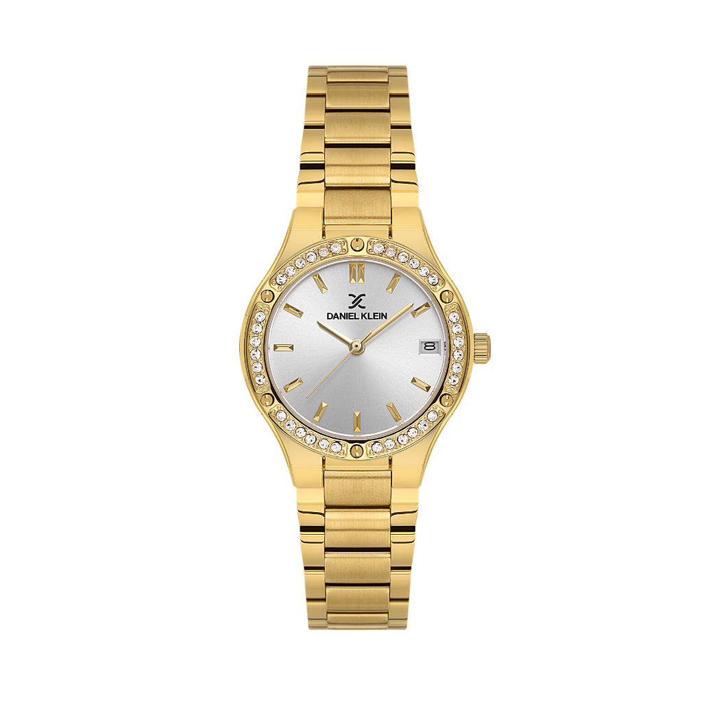 Daniel Klein Premium Gold Stainless Steel Watch for Women DK.1.14160-3