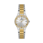 Daniel Klein Premium Silver and Gold Stainless Steel Watch for Women DK.1.14160-4